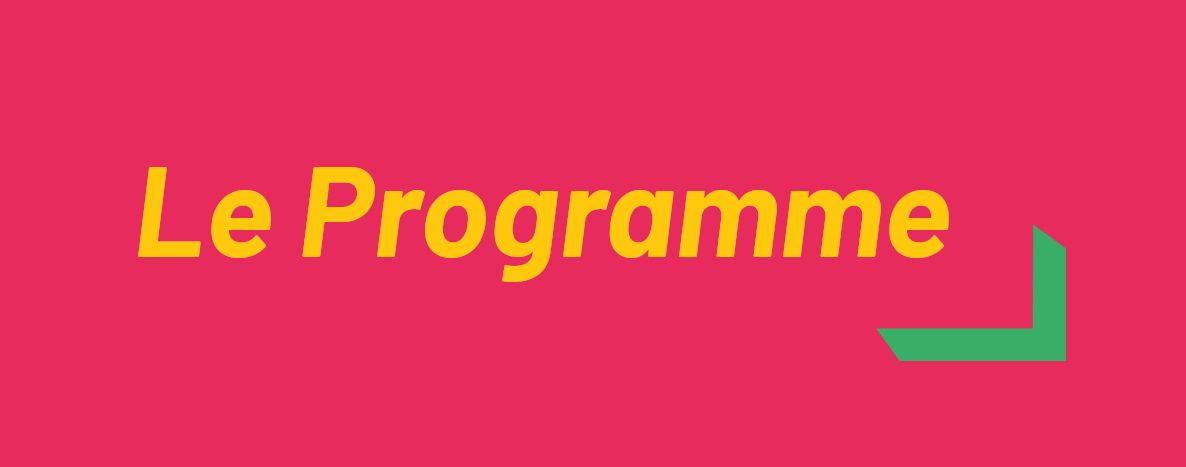 Bannière : le programme